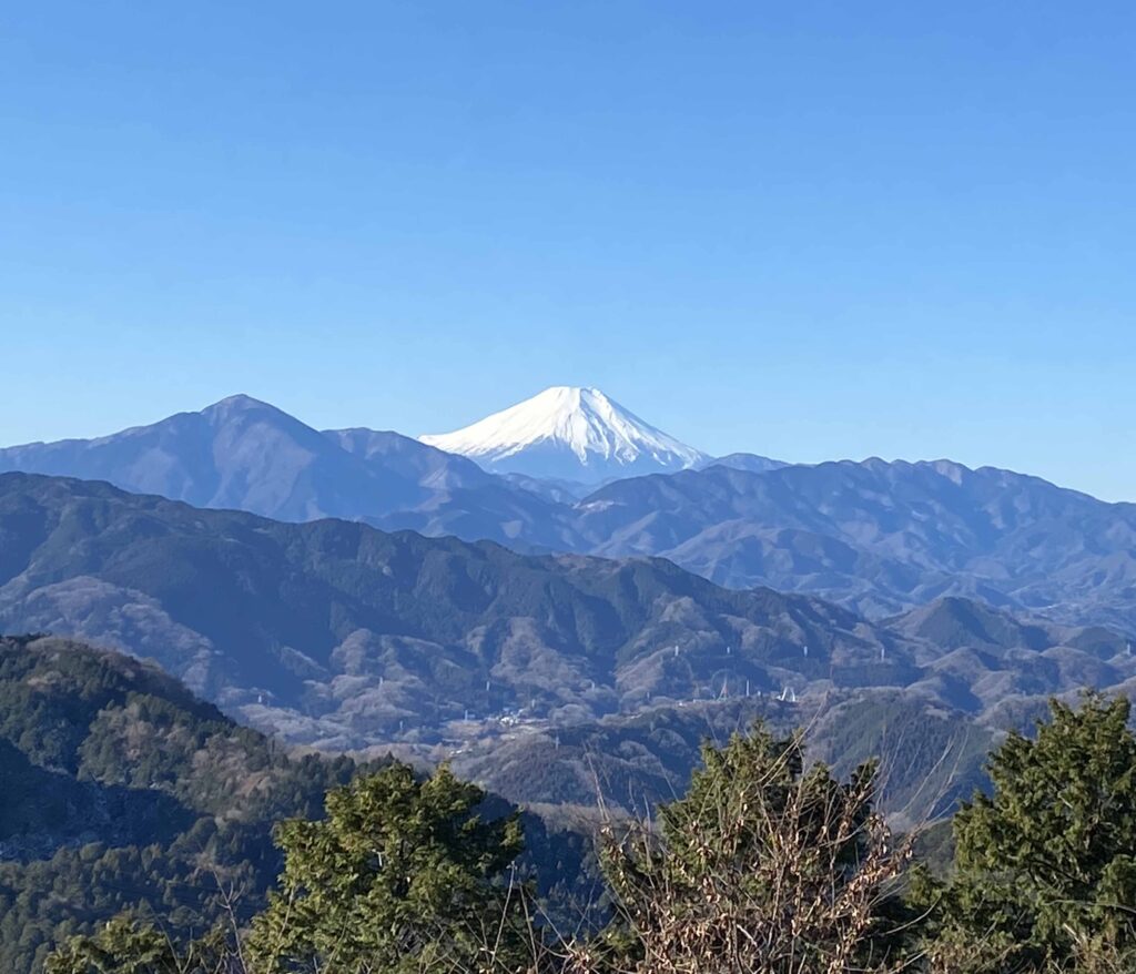 高尾山からの富士山